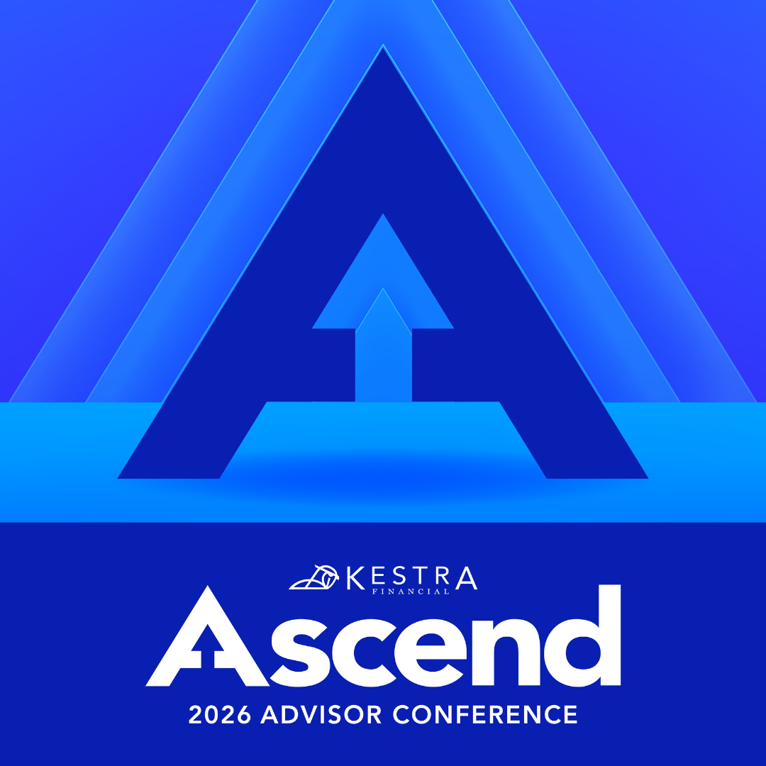 a graphic with the Kestra Ascend logo and copy that says "2026 Advisor Conference"