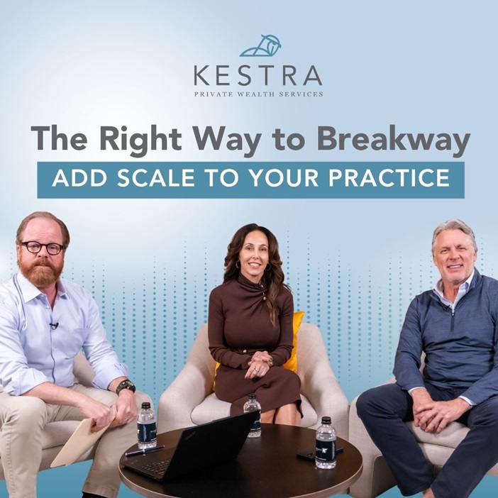An image that features Rob Bartenstein, Breanne Polonia, and Scott Wilson. Copy on the graphic reads, "The Right Way to Breakaway. Add Scale to Your Practice."